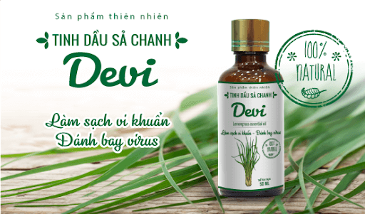 Tinh dầu Sả chanh Devi - chặn đứng đường sâm nhập của vi khuẩn 1